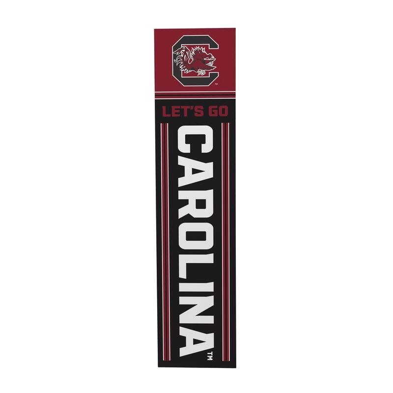 47" Double Sided Seasonal Porch Leaner, University of South Carolina - 47" x 11.25"