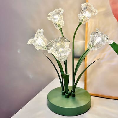 Bell Orchid Flower Table Lamp