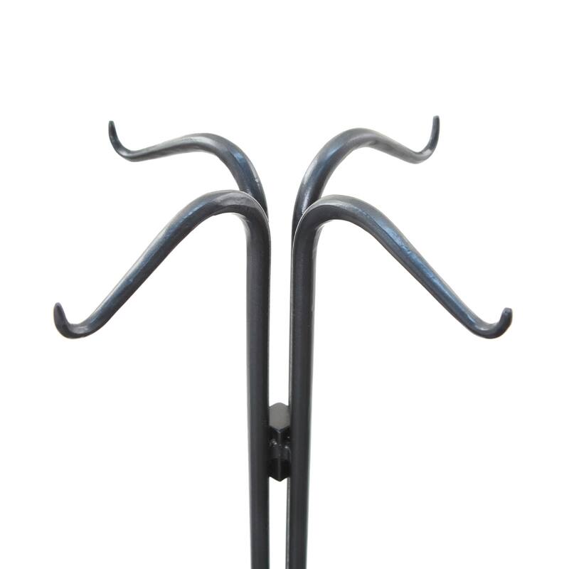 Achla Designs Hearth Hooks Fireplace Set of 4 Tools, 31 Inch Tall, Graphite Finish