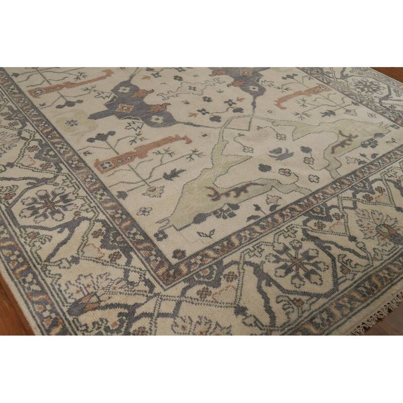 Oushak Oriental Area Rug Handmade Wool Carpet - 8'3"x 10'0"