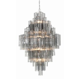 Crystorama Lighting Group ADD-319-SM Addis 20 Light 32" Wide
