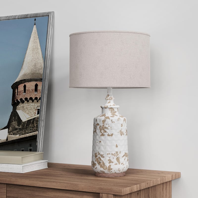 22.4"H Modern Ceramic Table Lamps Set of 2