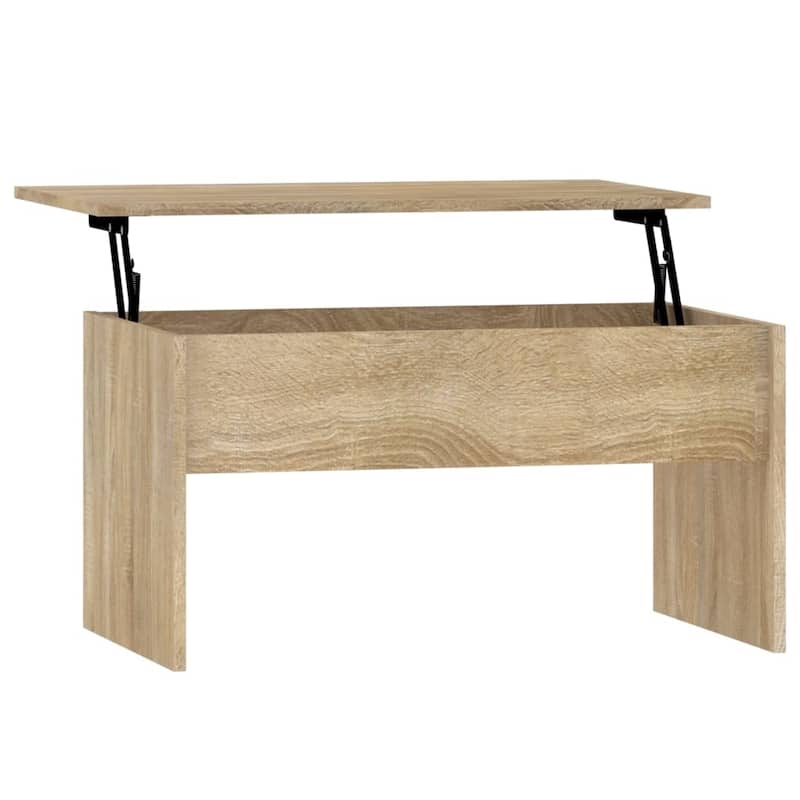 vidaXL Coffee Table Lift Top End Table Accent Side Sofa Table Engineered Wood - 31.5" x 19.9" x 16.3"