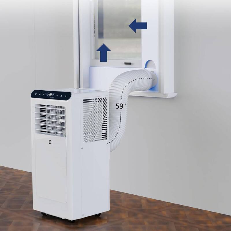 10000 BTU 4 in 1 Portable Air Conditioner for Rooms up to 450 Sq.Ft. with Heater - N/A