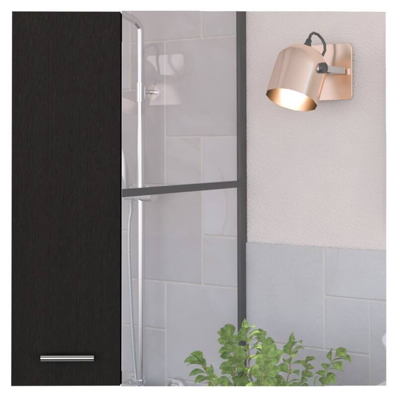 Medicine Cabinet, Four Internal Shelves, Single Door