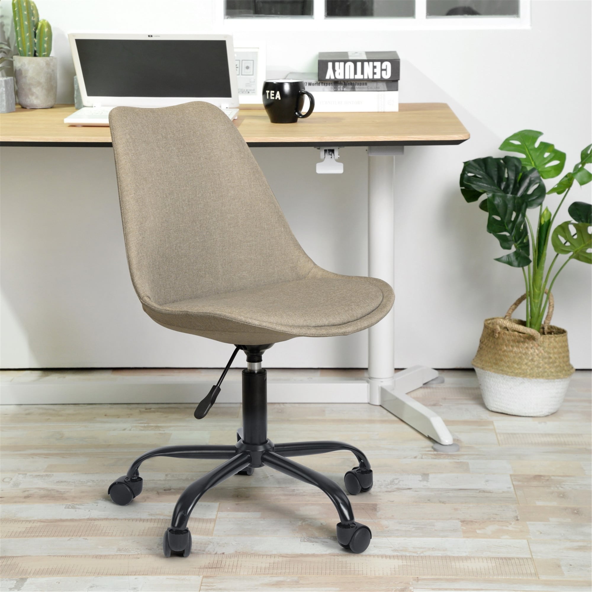 beige office chair