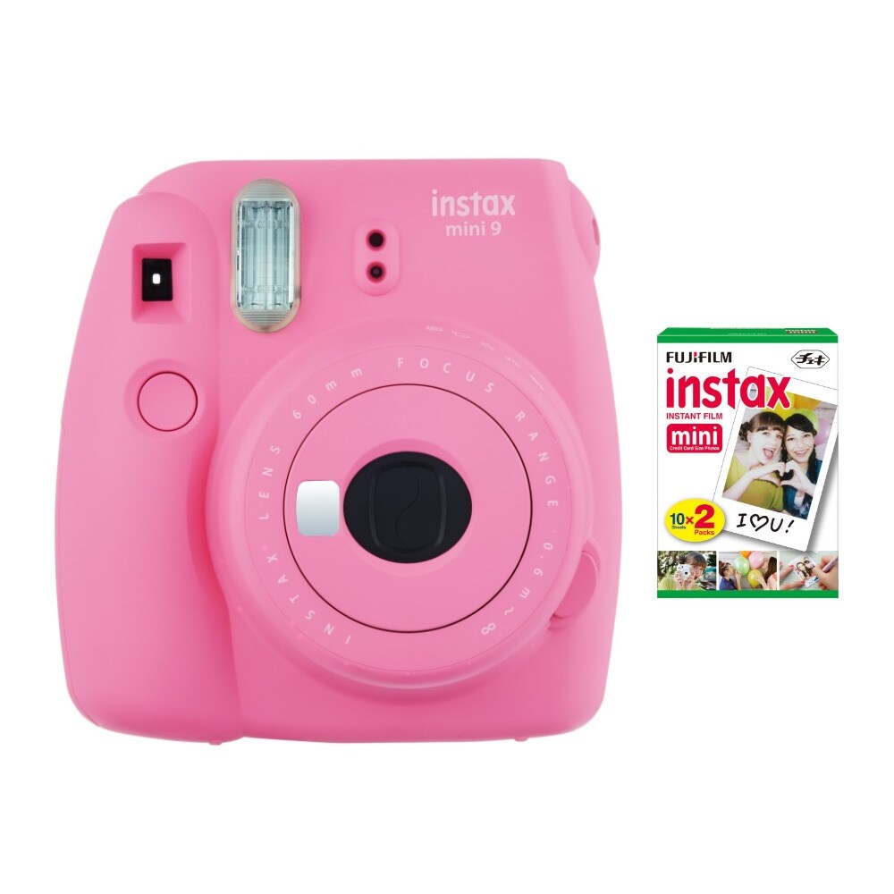 Shop Fujifilm Instax Mini 9 Instant Camera Pink W Instax Film
