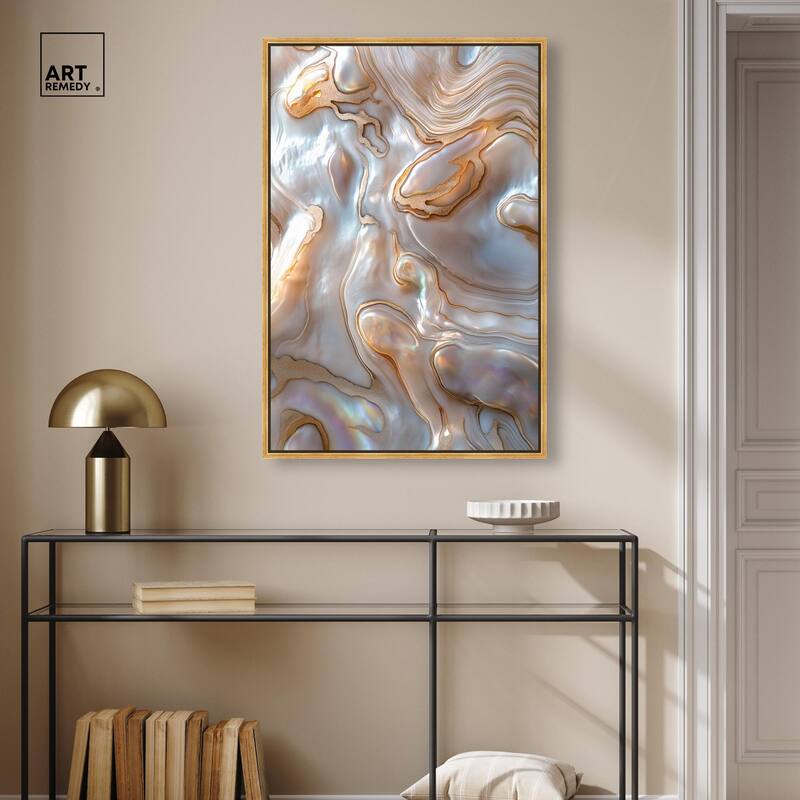 Fluid Preciousness I Canvas by Art Remedy