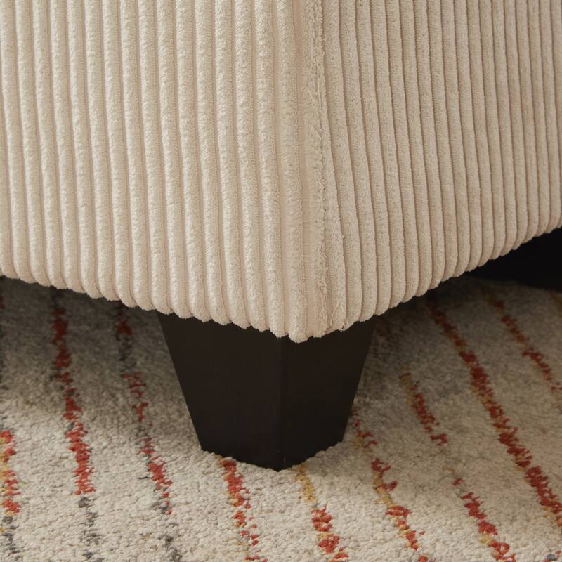 Loveseat Sofa Sofa Bed Corduroy Sleeper Sofa with USB Ports