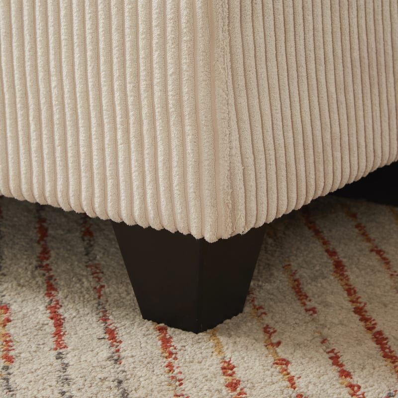 Sofa Chair Sofa Bed Corduroy Sleeper Sofa with USB Ports