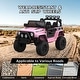 preview thumbnail 16 of 25, Kids Electric Ride On Truck Car with Parent Remote Control Pink