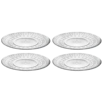 Majestic Gifts Inc. Glass Dinner Plate - Set/4 - 10.2" Diameter