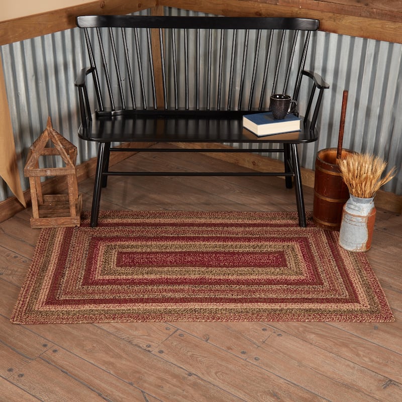 Cider Mill Jute Rug Rect w/ Pad 36x60 - 3' x 5'