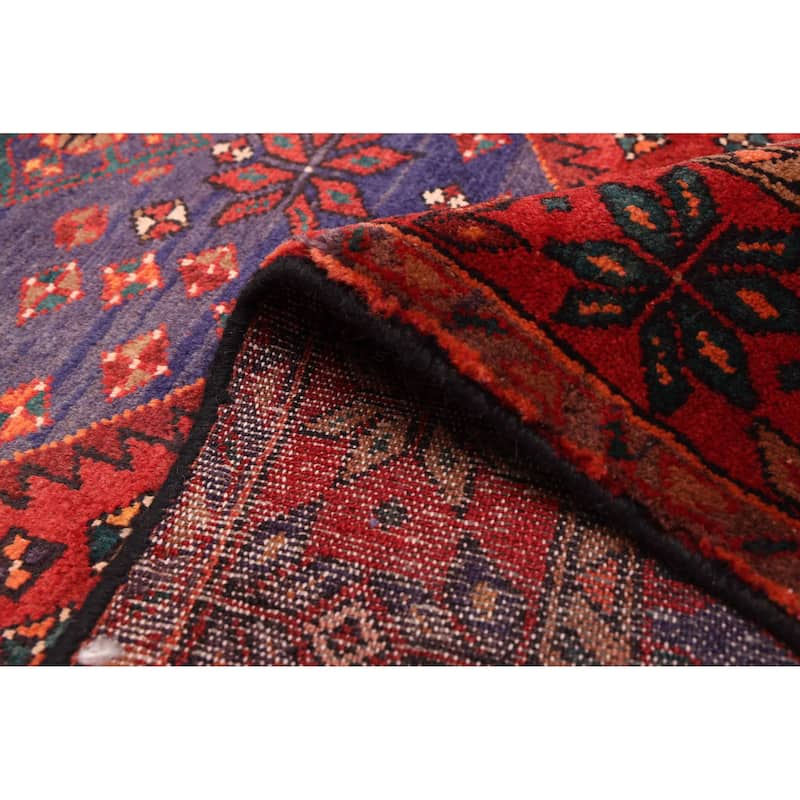 ECARPETGALLERY Hand-knotted Andelz Red Wool Rug - 4'8 x 8'2