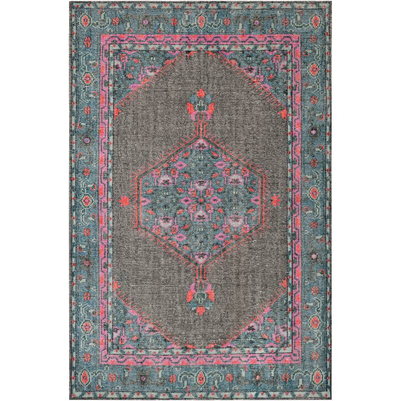 Hand-knotted Alford Boho Medallion Wool Area Rug