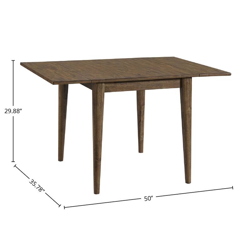 Koloa 50" Wood Drop Leaf Dining Table, Honey