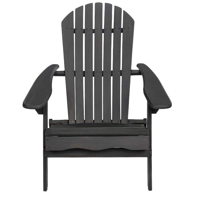 Adirondack Chair Folding Patio Seating with Slatted Backrest, Leisure Chair Reading Chair Leisure Chair