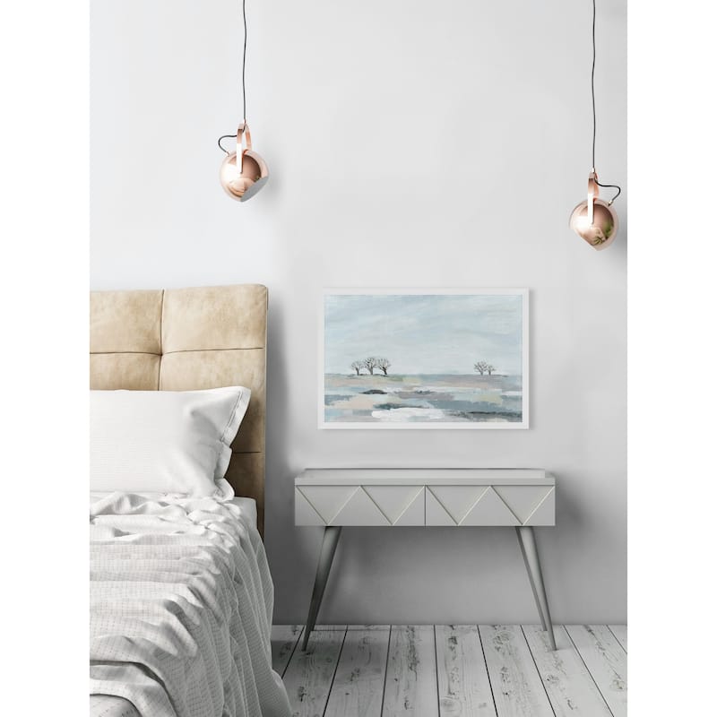 Winter at the Plains Framed Print