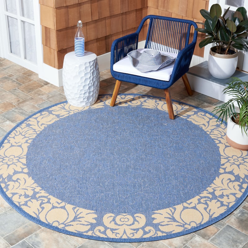 SAFAVIEH Courtyard Peggie Indoor/ Outdoor Patio Backyard Rug