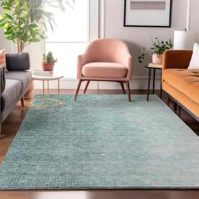 Premium Washable Super Soft Solid Ombre Juju Mayfield Rug