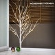 preview thumbnail 8 of 10, 3 Piece Lighted Trees and Branches Set, Christmas Holiday Party Decorations Pre-Lit White Birch Tree LED Lighted Trees