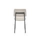 preview thumbnail 29 of 47, Amisco Sullivan Upholstered Dining Chair with Open Back and Metal Legs