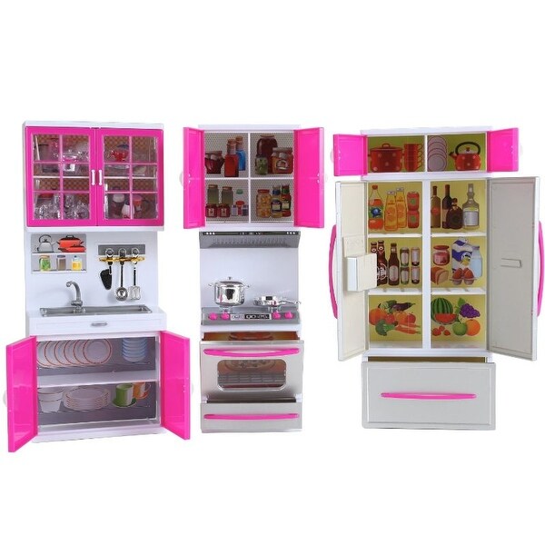 deluxe modern kitchen playset