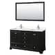 Option Dark Espresso,Chrome Trim,Carrara Cult. Marble Top