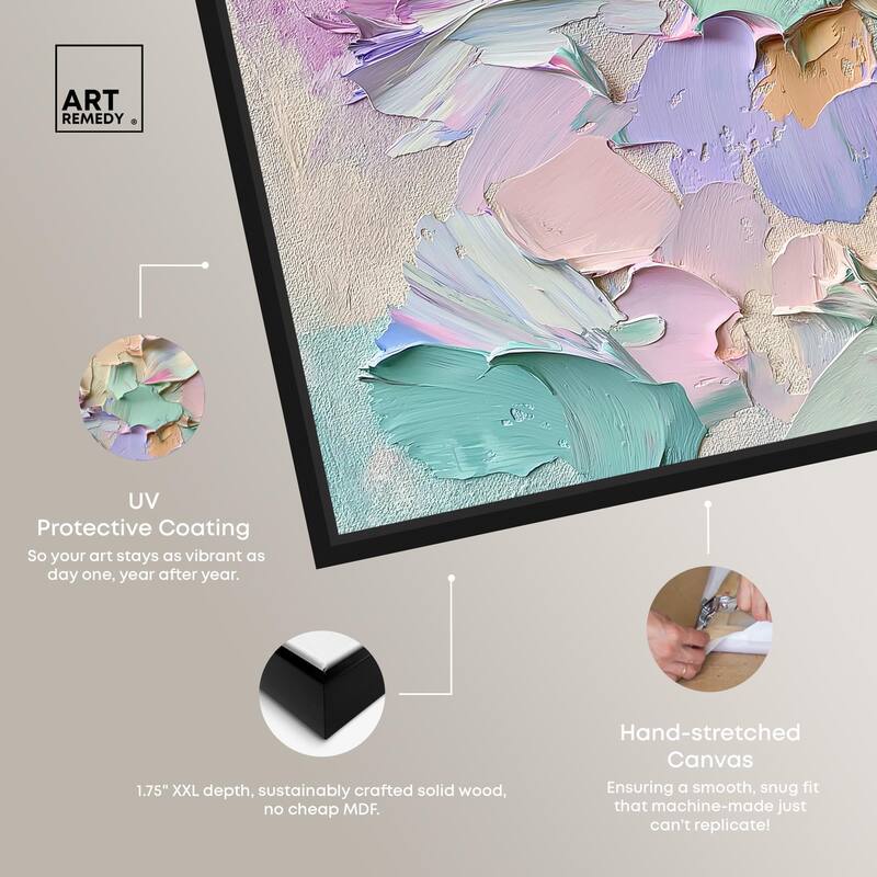 Flowing Mousse II Canvas by Art Remedy