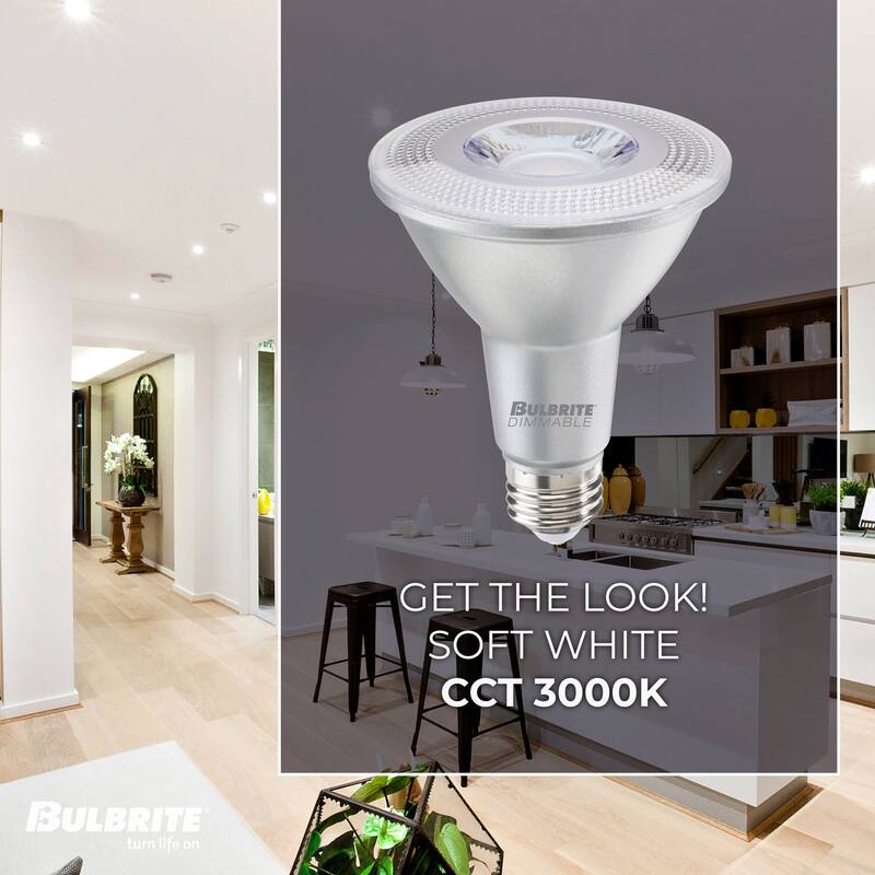 Bulbrite Pack of (2) 15 Watt Dimmable Flood PAR38 Medium (E26) LED Bulb - 1200 Lumens, 3000K, and 80 CRI - 15 Watt