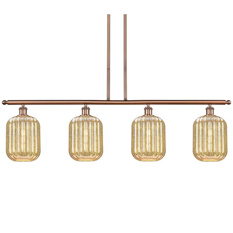 Innovations Lighting 516-4I-13-48 Preston Linear Preston 4 Light 48" - Antique Copper / Mercury