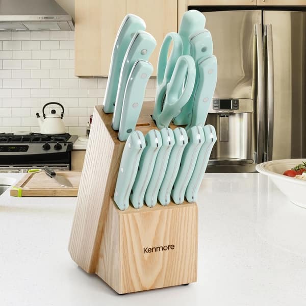https://ak1.ostkcdn.com/images/products/is/images/direct/d3d424eeddb444f633bbb63acc7bad14b734253a/Kenmore-Kane-14Pc-Stainless-Steel-Knife-Set-Glacier-Blue-w--Wood-Block.jpg?impolicy=medium