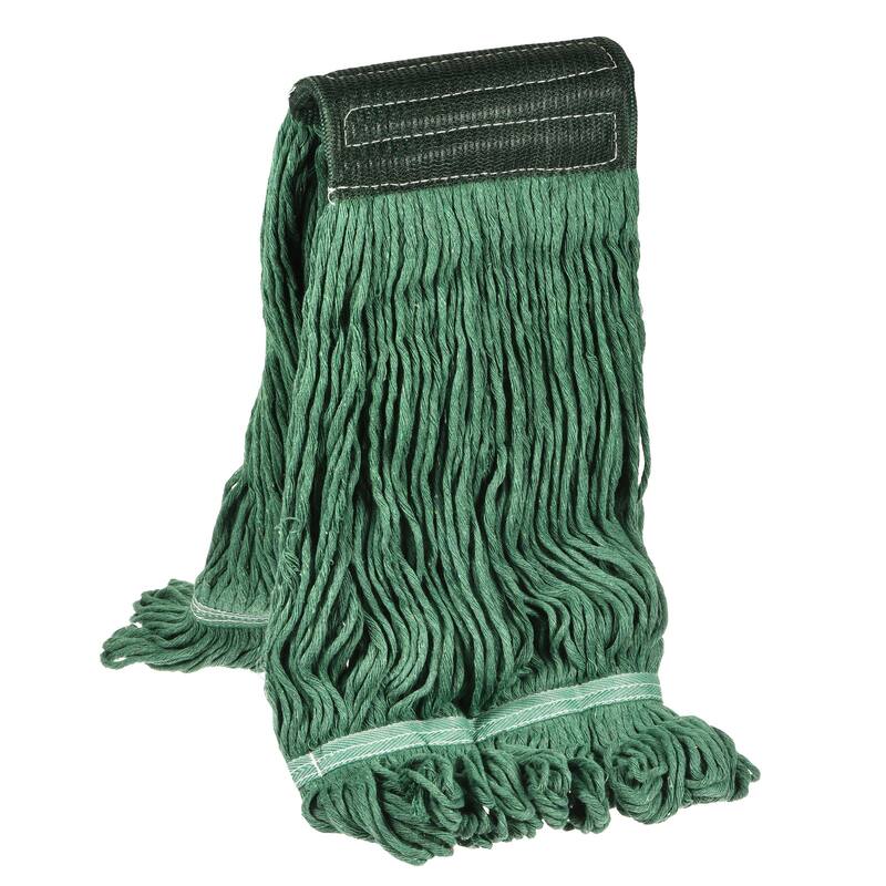 Mop Heads Replacement 40x27cm Cotton Yarn Floor Cleaning Pads, Green