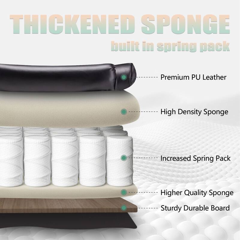 Big and Tall Leather Office Chair with Foot Rest with Adjustable Back for People up to 400 lbs