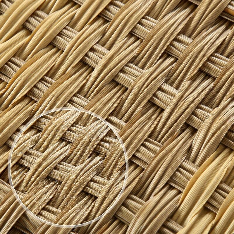 Portable Wicker Basket with Lid Waterproof Foldable Laundry Hamper with Washable Liner and Cut-Out Handles