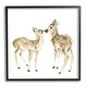 preview thumbnail 1 of 28, Stupell Baby Deer Fawn Watercolor Painting Kids' Nursery Animal Framed Wall Art - Brown 12 x 12 - Black