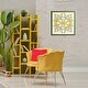 preview thumbnail 8 of 8, Stupell Golden Blooms Symmetry Canvas Wall Art Design By Michelle Ingari Designs