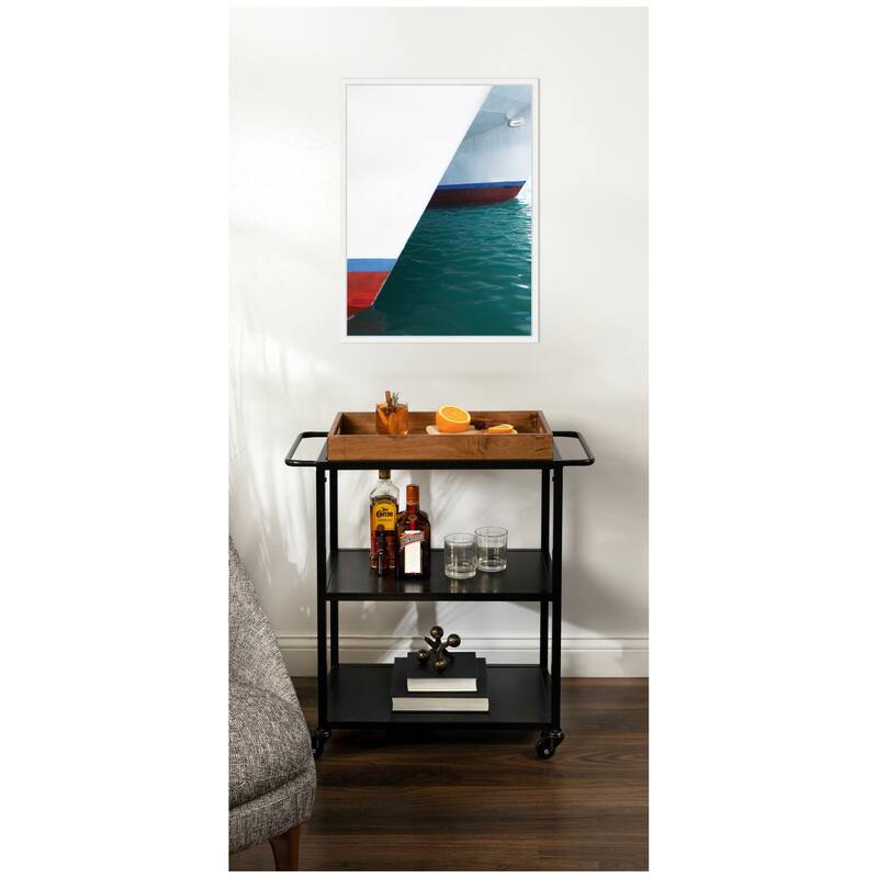 Kate and Laurel Sailing Across Costal Waters by Alicia Abla Framed Canvas Wall Art Print
