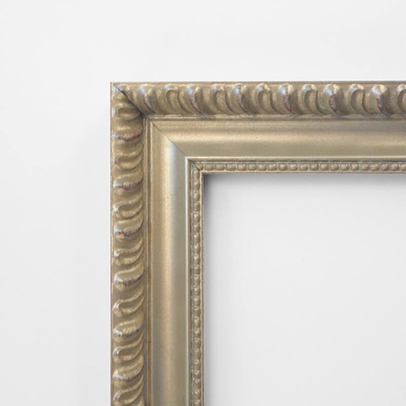 Champagne Teardrop Wood Framed Natural Corkboard Bulletin Board