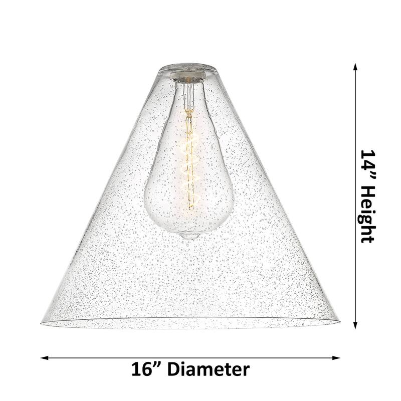 Innovations Lighting 434-1F-10-16 Crown Point Flush Cone Crown Point