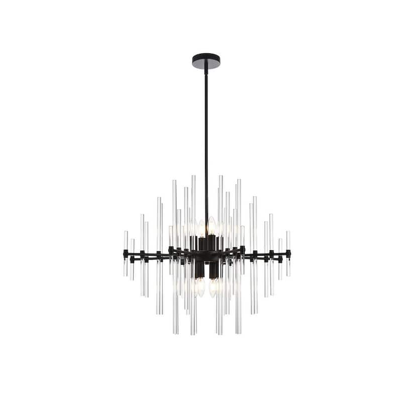 Samuel 27 inch Crystal Rod Pendant - N/A