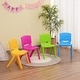 preview thumbnail 5 of 3, Kids Chair,Children Lightweight Plastic 4 Chairs Set with 11.8" H Seat for Playrooms,Preschool,Toddlers (Enlarge Size)