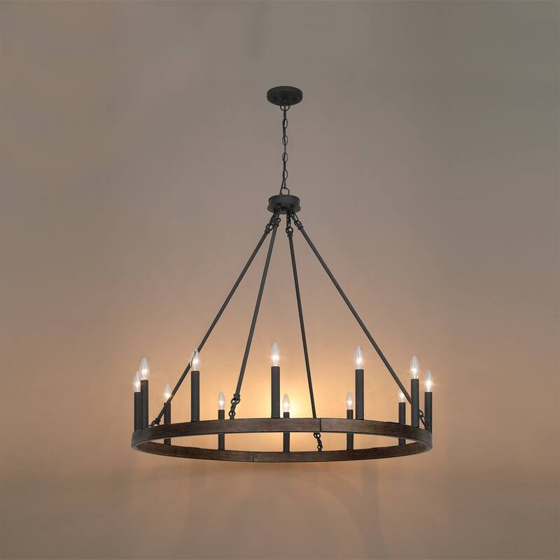 Acroma 12-light Modern Farmhouse Candle-Style Ceiling Lighting for Dining Room