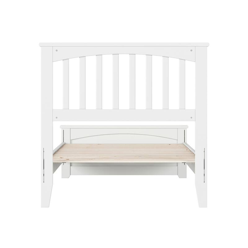 Becket Solid Wood Low Profile Platform Bed with Matching Footboard