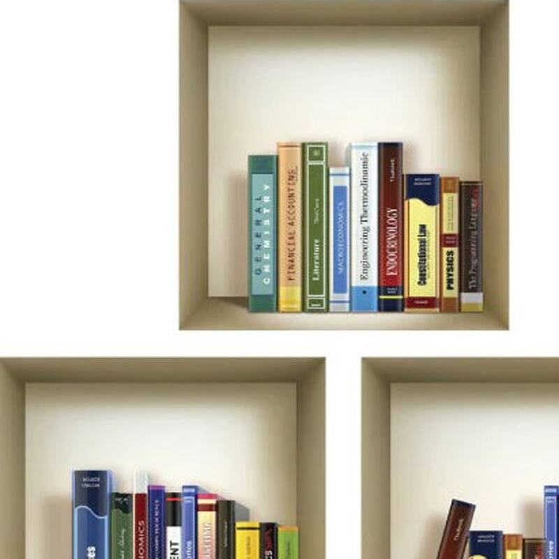 HomeRoots Set of Three Tisha Niche 3D Square Peel and Stick Wall Decals