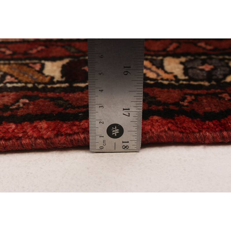 ECARPETGALLERY Hand-knotted Andelz Red Wool Rug - 3'7 x 9'10