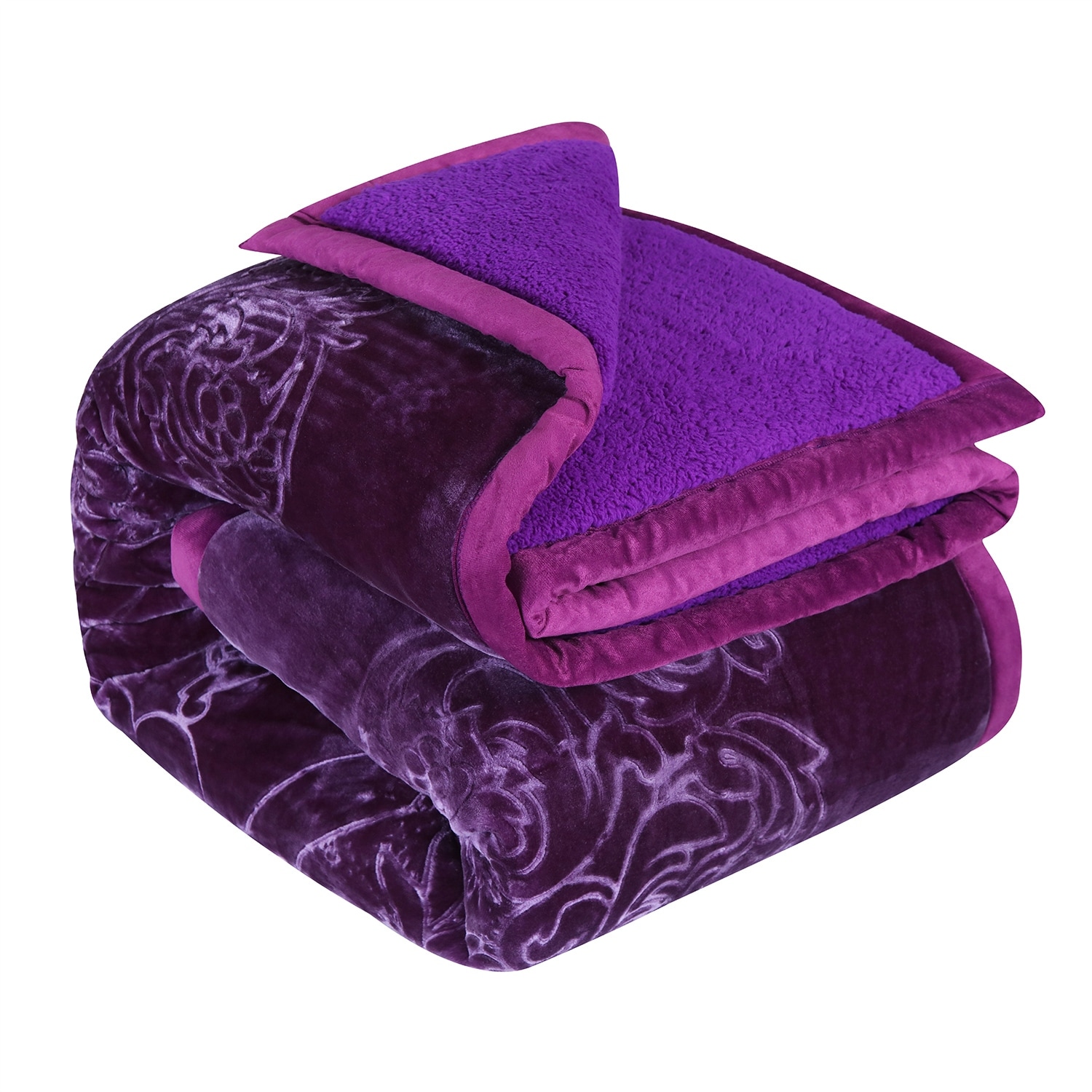 Microfiber sherpa comforter clearance