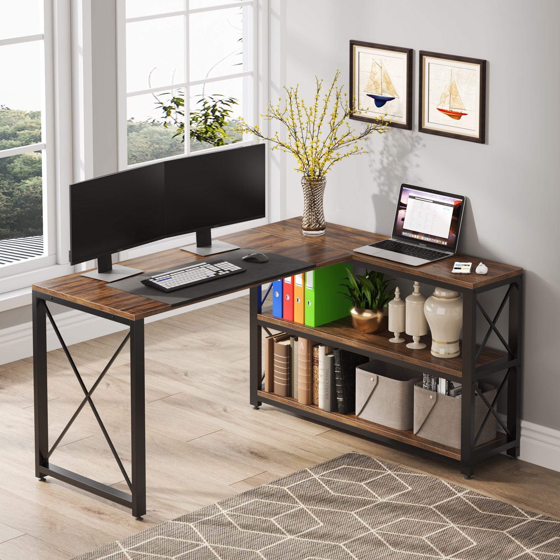 https://ak1.ostkcdn.com/images/products/is/images/direct/d3d6cf193e4c70612f20b8fd4f0e19f7020b54e2/Tribesigns-Reversible-Industrial-L-Shaped-Desk-with-Storage-Shelves%2C-Corner-Computer-Desk-for-Home-Office-Small-Space%2C-Brown.jpg