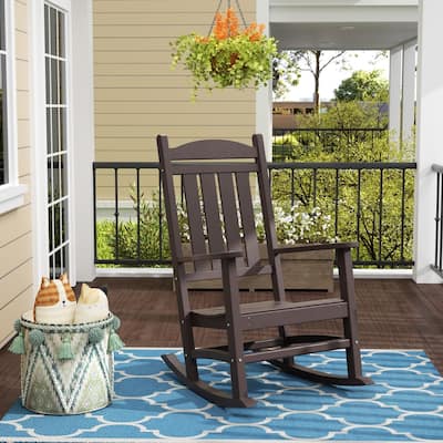 Laguna Hdpe All Weather Outdoor Patio Rocking Chair