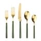 preview thumbnail 29 of 33, Mepra Fantasia Ice Gold Flatware Set